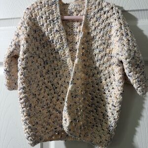 Cozy Cream toddler hand knitted Sweater 2-3 year old